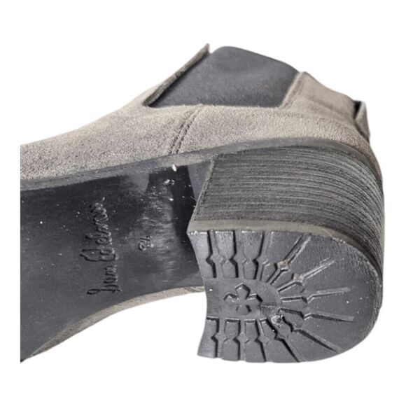 SAM EDELMAN Hanley Grey Suede Chelsea Boot Size 8.5 - Picture 12 of 12